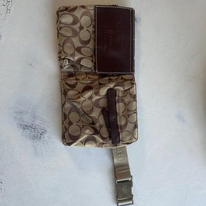 Coach belt purse.